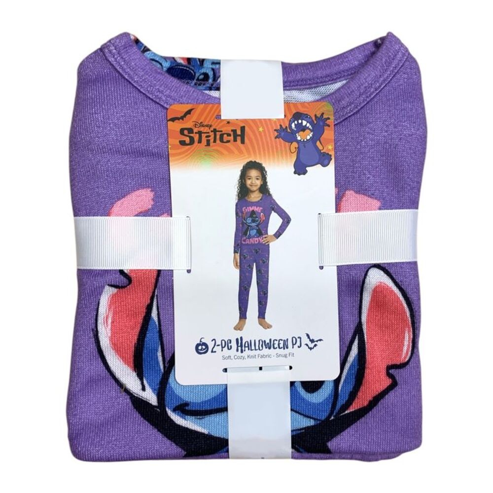Purple - Licensed Character Girls 2 Piece Halloween PJ Set, Long Sleeve Top, Snu